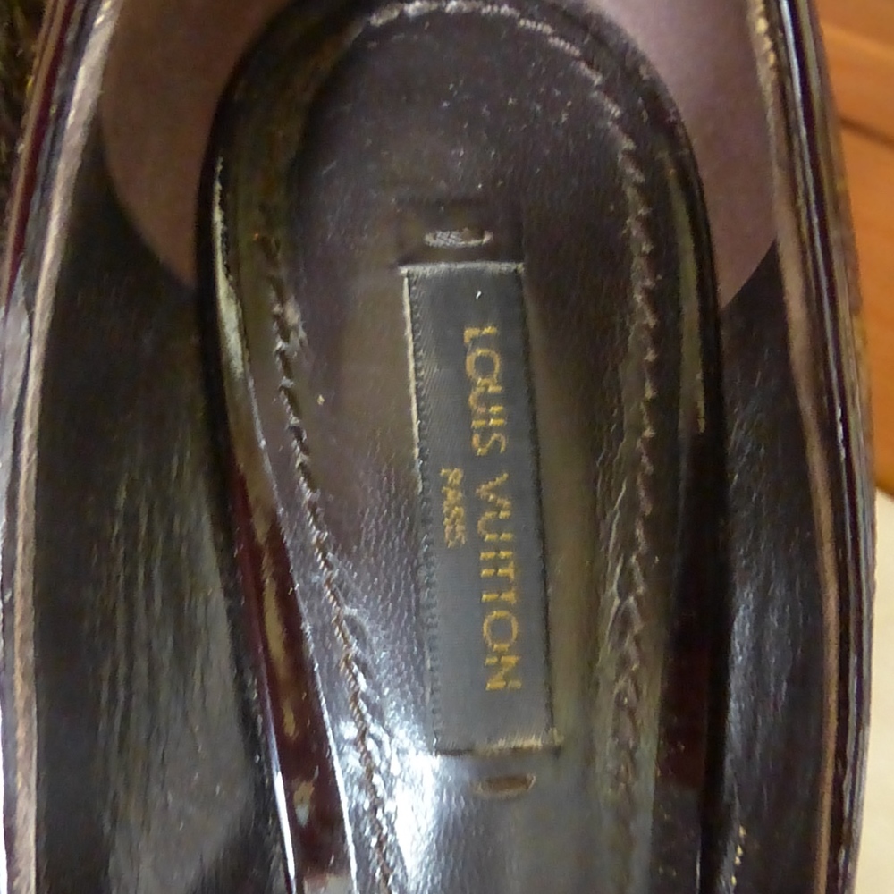 LOUIS VUITTON RIVOLI PLATFORMS PUMPS 35.5 ITALY - Picture 5 of 8